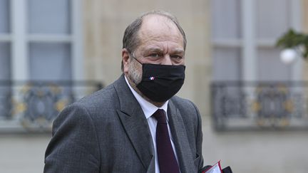 Eric Dupont-Moretti, au palais de l'Elysée. (SEBASTIEN MUYLAERT / MAXPPP)