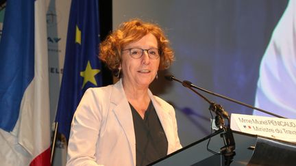 La ministre du Travail, Muriel Penicaud, à Biarritz (Pyrénées-Atlantiques),&nbsp;le 31 janvier 2018. (MAXPPP)