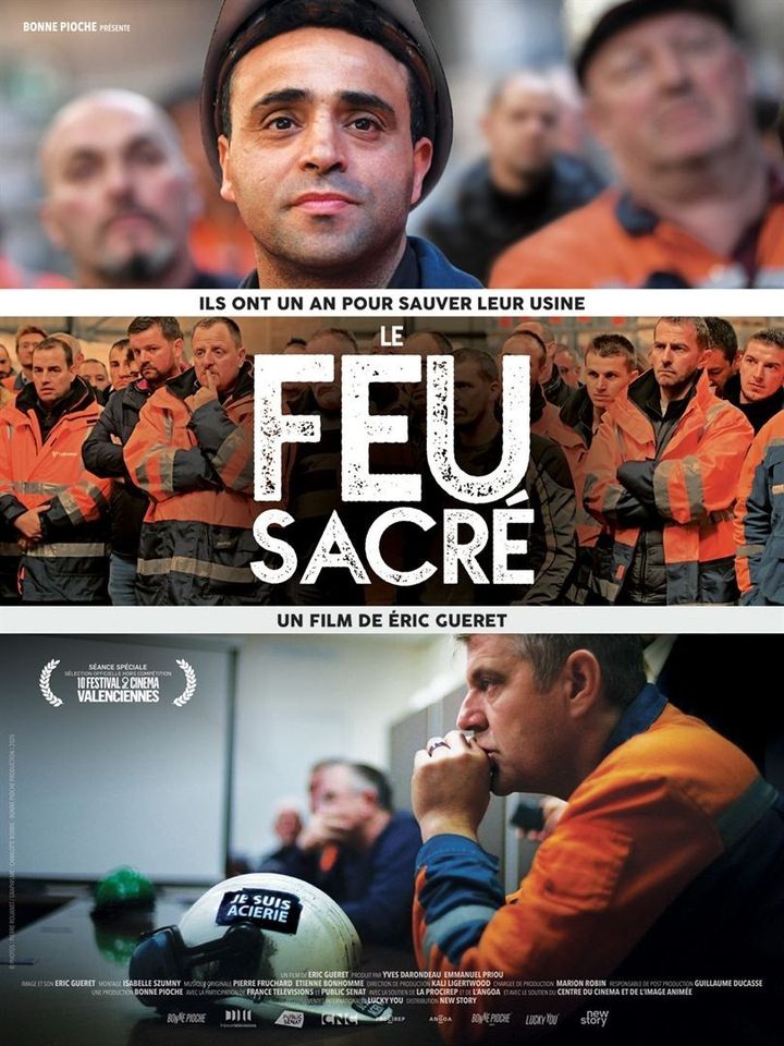 Affiche du film "Le feu sacré" d'Eric Guéret (Bonne Pioche production)