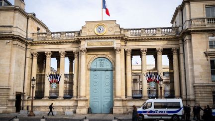 La façade de l'Assemblée nationale, le 9 novembre 2022. (XOSE BOUZAS / HANS LUCAS / AFP)