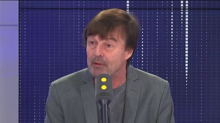 Nicolas Hulot, sur franceinfo, le 29 janvier 2020. (FRANCEINFO / RADIOFRANCE)