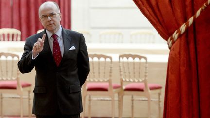 Bernard Cazeneuve au palais de l'Elysée, en février 2016. (STEPHANE DE SAKUTIN / AFP)