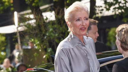 L'actrice britannique, Emma Thompson, récompensée pour le film "My Lady" au festival du film international de Munich en Allemagne, le 29 juin 2018. (  / PICTURE ALLIANCE)