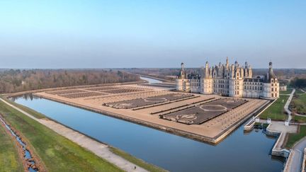 Les sardins à la française du château de Chambord sont ouverts au public depuis le 20 mars 
 (Château de Chambord Officiel)