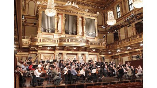 Répétition au Musikverein avec Mariss Jansons (28/12/2011)
 (Dieter Nagl / AFP)