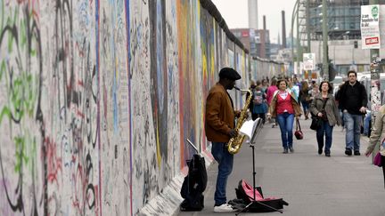 Une portion du mur de Berlin, l'East Side Gallery. (PHOTOPQR/L'EST REPUBLICAIN/NCY / MAXPPP)