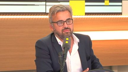 Alexis Corbière sur franceinfo, le 18 juillet 2017. (RADIO FRANCE)