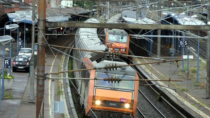 Deux syndicats ont appel&eacute; &agrave; la gr&egrave;ve &agrave; partir du 10 juin 2014 pour protester contre la r&eacute;forme ferroviaire.&nbsp; (  MAXPPP)