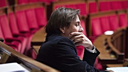 J&eacute;r&ocirc;me Guedj, d&eacute;put&eacute; de l'Essonne et suppl&eacute;ant de l'ancien ministre de la Ville Fran&ccedil;ois Lamy, dans l'h&eacute;micycle de l'Assembl&eacute;e nationale, le 6 avril 2013. (MAXPPP)