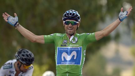 Alejandro Valverde remporte la 8e étape de la Vuelta 2018 (JORGE GUERRERO / AFP)