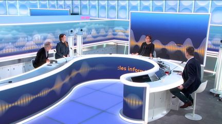 Le plateau des informés du matin du 28 février 2024. (FRANCEINFO / RADIO FRANCE)