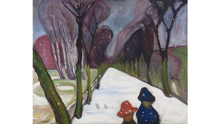 Neige fraîche sur l&#039;avenue, 1906
 (© Munch Museum / Munch-Ellingsen Group / BONO 2011 © Adagp, Paris 2011)