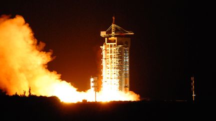  La Chine a effectué le lancement d'un satellite à communication quantique, mardi 16 août dans le désert de Gobi, mardi 16 août. (AFP)