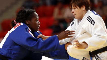 Clarisse Agbegnenou a gagné 4 matches sur 5 sur ippon (MAXIM SHIPENKOV / EPA)