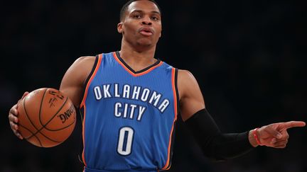 Le joueur du Thunder, Russell Westbrook (MICHAEL REAVES / GETTY IMAGES NORTH AMERICA)