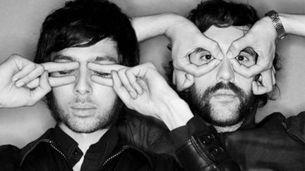 Xavier de Rosnay et Gaspard Augé de Justice.
 (Ed Banger Records)