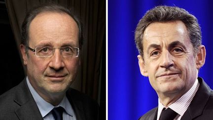 François Hollande et Nicolas Sarkozy.
 (Eric Feferberg - Fred Dufour / AFP )