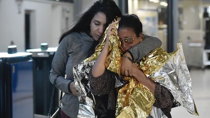 Près de 300 rescapés de l'ouragan Irma ont atterri lundi 11 septembre à l'aéroport Roissy-Charles de Gaulle. (PHILIPPE LOPEZ / AFP)