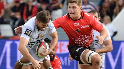 Juanne Smith lors de la saison 2015/2016 face à Oyonnax. (BORIS HORVAT / AFP)