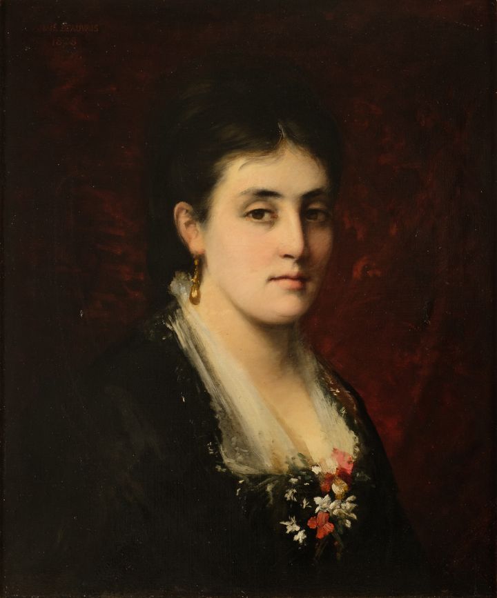 Anaïs Beauvais, "Portrait de Madame Adrien Proust, Jeanne Weil âgée de 30 ans", 1880, Huile sur toile, 78 x 65,5 cm, Illiers-Combray, Maison de tante Léonie – musée Marcel Proust. (BEAUVAIS / PARIS MUSÉES - Paris Musées / Musée Carnavalet – Histoire de Paris)