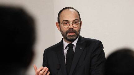 Le Premier ministre Edouard Philippe en conférence de presse à Paris, le 9 janvier 2019. (AFP)