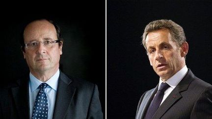 François Hollande et Nicolas Sarkozy (MARTIN BUREAU / AFP)