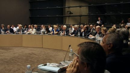 Réforme des retraites: audition par la Commission des affaires sociales de l'Assemblée, le 13 juillet 2010. (AFP/FLORE GIRAUD)