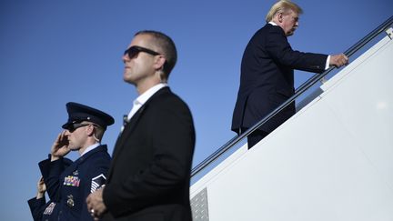 Le président américain Donald Trump, à Morristown (New Jersey), dimanche 24 septembre 2017.&nbsp; (AFP)