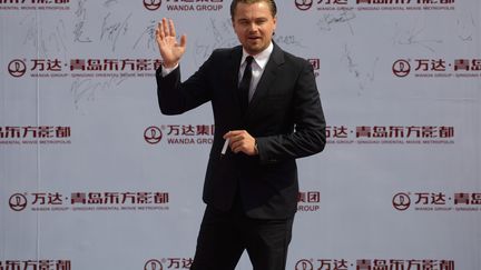 Le conglom&eacute;rat Wanda Group a inaugur&eacute; dimanche 22 septembre 2013 son projet de "cit&eacute; du cin&eacute;ma", en pr&eacute;sence de Leonardo DiCaprio.&nbsp; (ED JONES / AFP)