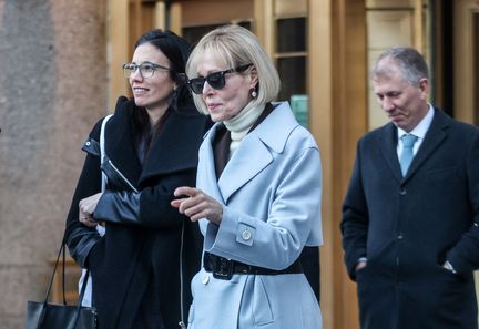 Elizabeth Jean Carroll à New York (Etat-Unis), le 17 janvier 2024. (SELCUK ACAR / ANADOLU / AFP)