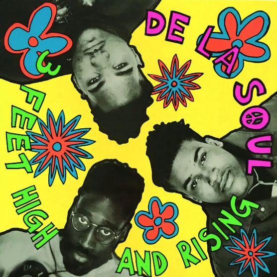 La pochette de "3 Feet High and Rising", le premier album du groupe de rap new-yorkais De La Soul paru en 1989. (DE LA SOUL)