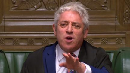 Le président de la Chambre des Communes John Bercow, à Londres (Royaume-Uni), le 29 janvier 2019. (AFP)