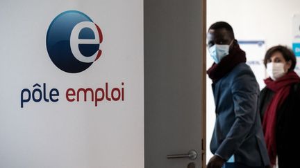 Une agence Pôle emploi à Bordeaux (Gironde), le 8 février 2022.&nbsp; (PHILIPPE LOPEZ / AFP)