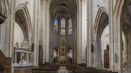 La basilique de Cléry-Saint-André (Loiret), le 9 novembre 2013.&nbsp; (MAXPPP)