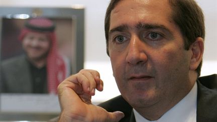 Le Premier ministre jordanien, Samir Rifaï, en juin 2009 dans son bureau à Amman. (AFP/STR)