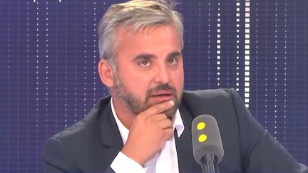 Alexis Corbière, député La France Insoumise et porte-parole Jean-Luc Mélenchon,&nbsp;sur franceinfo, mardi 29 août. (FRANCEINFO)