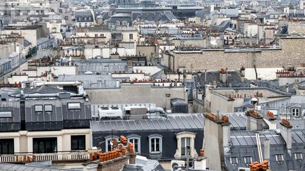 Panomara des toits de Paris, photographiés le 18 février 2016. (MAXPPP)