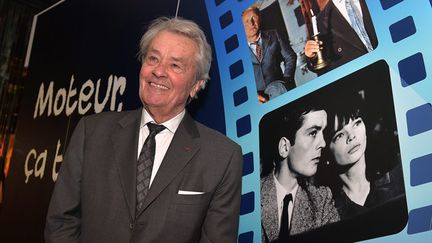 Alain Delon le 17 juin 2016 à Nancy, à l'exposition "Moteur ça tourne... le cinéma français des années De Gaulle"
 (PhotoPQR / L&#039;Est Républicain / MaxPPP)