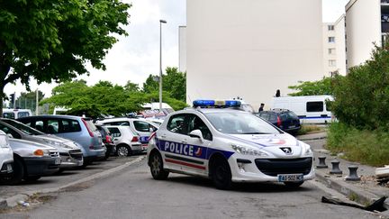 Une voiture de police à Marseille.&nbsp; (GEORGES ROBERT / MAXPPP)