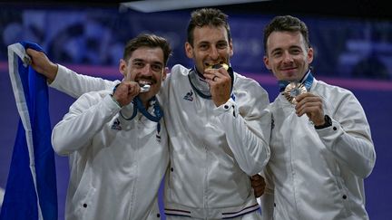 VIDEO. Un incroyable podium 100% français après la finale du BMX racing aux Jeux olympiques de Paris