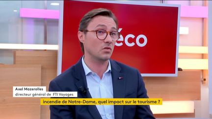 Invité de Jean-Paul Chapel dans ":l'éco", Axel Mazerolles, directeur général de FTI Voyages, est venu parler des vacances et du tourisme en France.