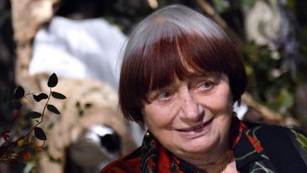 Agnès Varda à la Cinémathèque de Paris, pour l'exposition "Le Monde enchanté de Jacques Demy" (3/4/2013)
 (Miguel Medina / AFP)