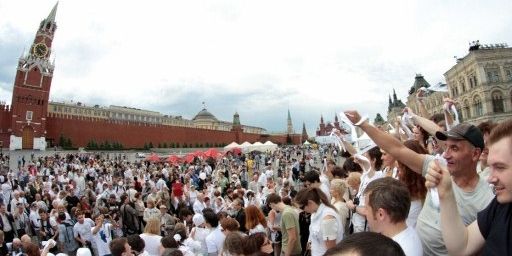 Manifestants de l'opposition russe, à Moscou, le 27 mai 2012 (AFP/RIA NOVOSTI/KONSTANTIN RODIKOV)