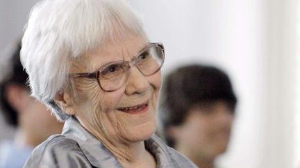 La romancière américaine Harper Lee, le 20 août 2007, à Montgomery (Alabama, Etats-Unis). (ROB CARR/AP/SIPA)