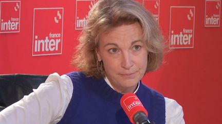 Marylise Léon, general secretary of the CFDT, October 8, 2024 on France Inter. (FRANCE INTER / RADIO FRANCE)