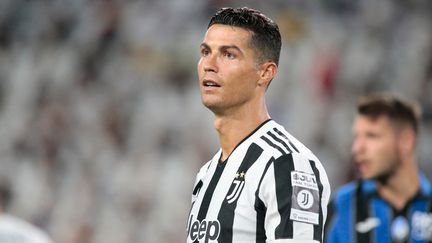 Cristiano Ronaldo lors d'un match de pré-saison entre la Juventus Turin et l'Atalanta Bergame, le 14 août au Juventus Stadium. (NDERIM KACELI / DPPI via AFP)