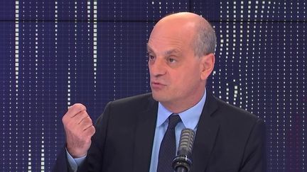 Jean-Michel Blanquer, sur franceinfo, mercredi 28 juillet. (FRANCEINFO / RADIOFRANCE)