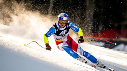 Alexis Pinturault, à Courchevel, le 9 février 2023. (FABRICE COFFRINI / AFP)