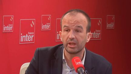 Le député et coordinateur de La France insoumise (LFI) Manuel Bompard le 26 novembre 2024 sur France Inter. (FRANCE INTER / RADIO FRANCE)