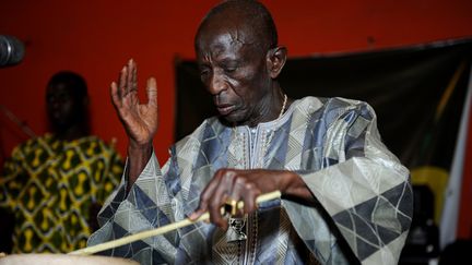 Doudou Ndiaye Rose le 29 avril 2013 à Dakar
 (Photo Seyllou / AFP)